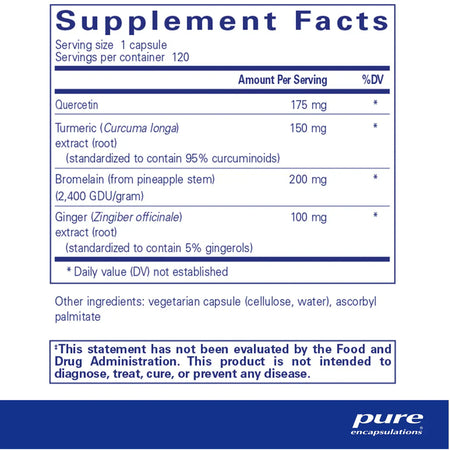 Pure Encapsulations A.I. Formula supplements facts