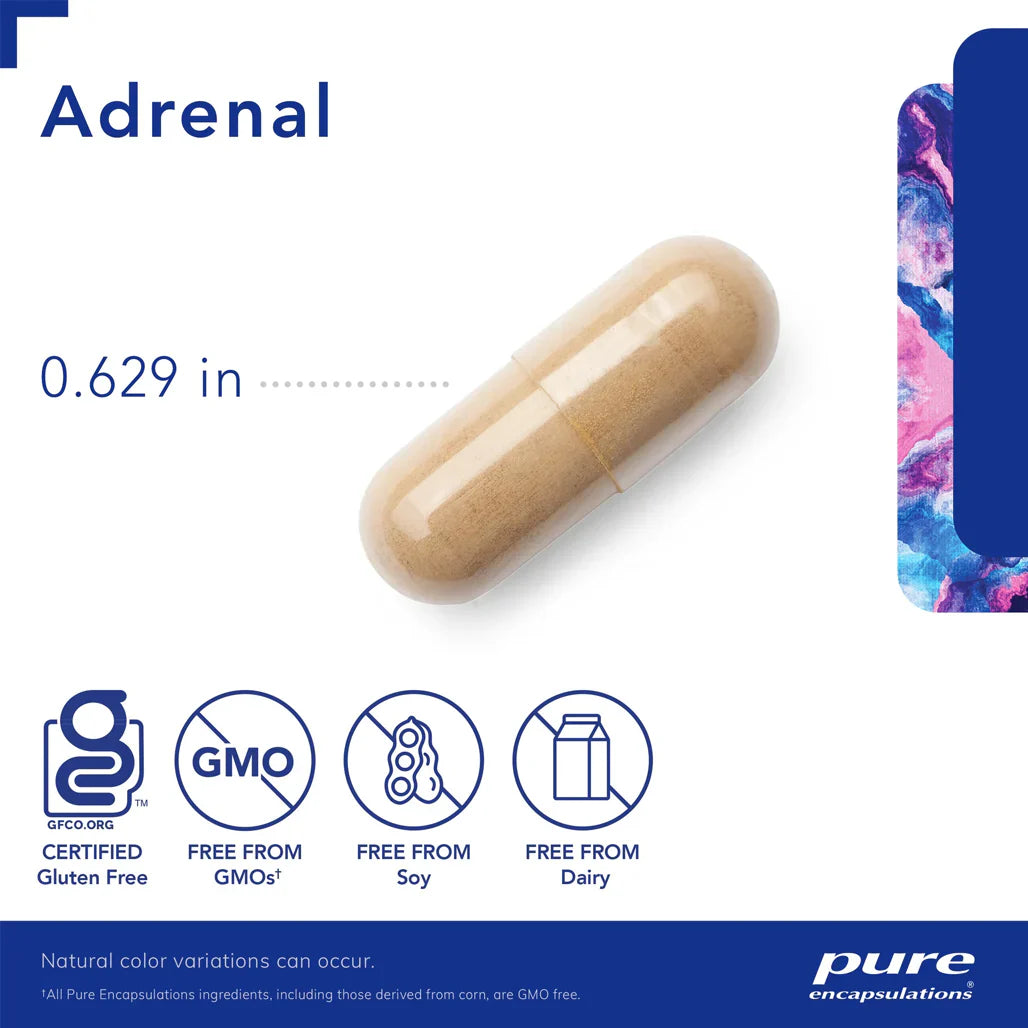 Adrenal support supplement for energy and stress