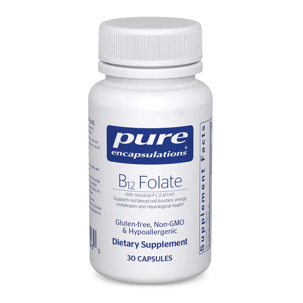 Pure Encapsulations B12 Folate capsules