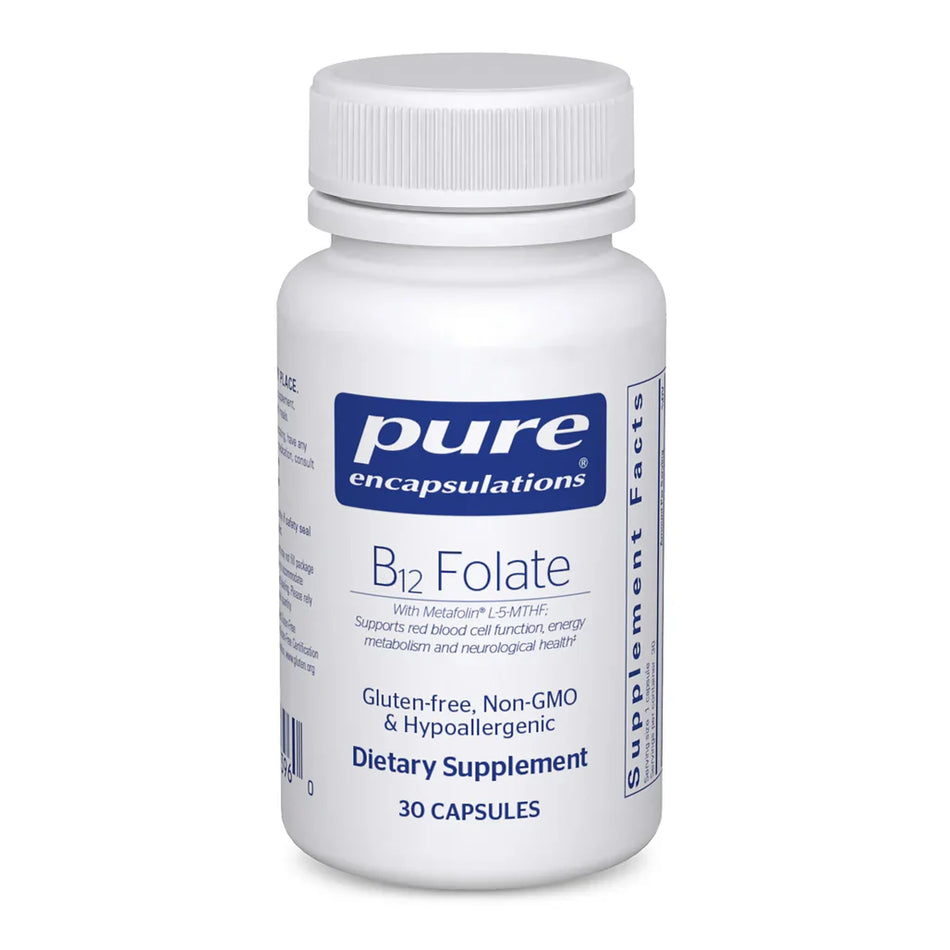 Pure Encapsulations B12 Folate capsules