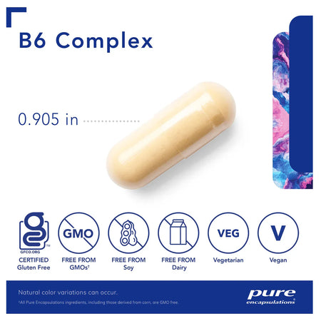 B6 Complex for nerve function and metabolism