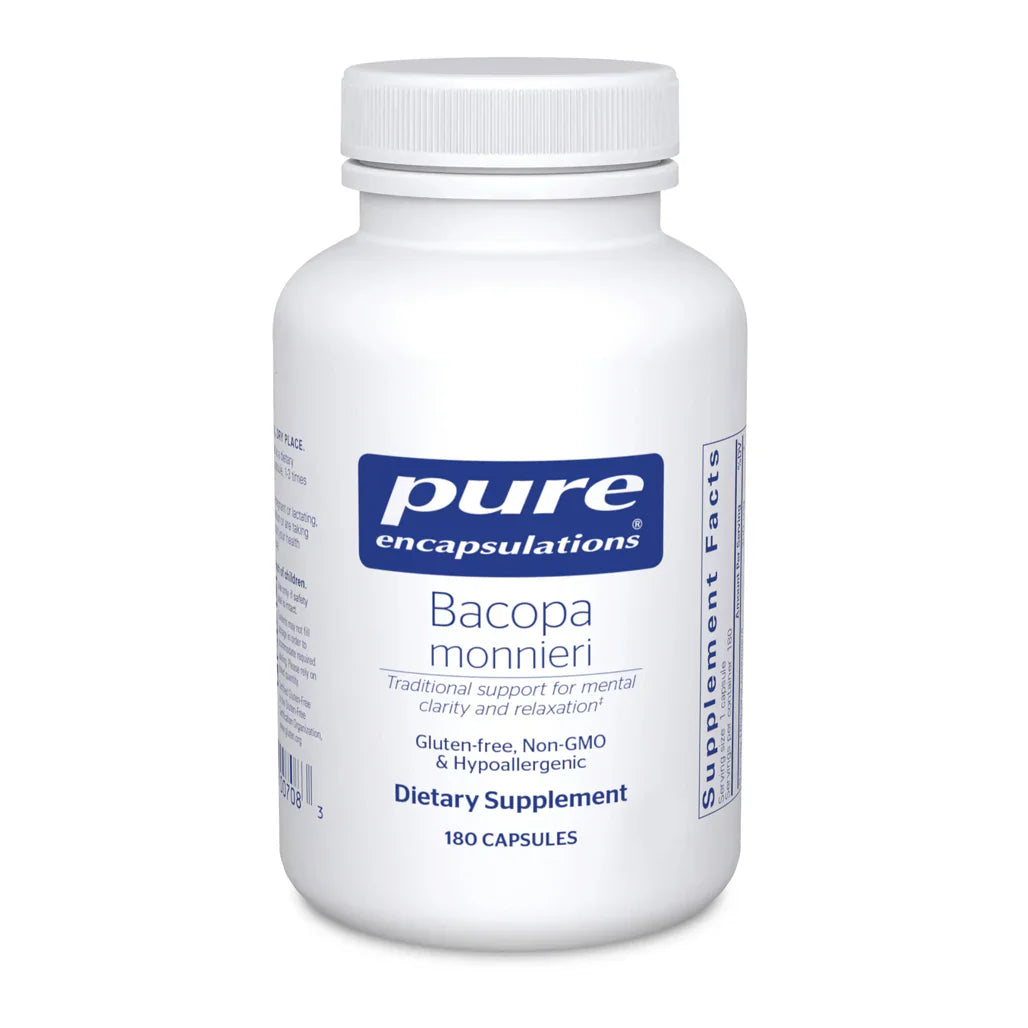 Pure Encapsulations Bacopa Monnieri 200 mg capsules