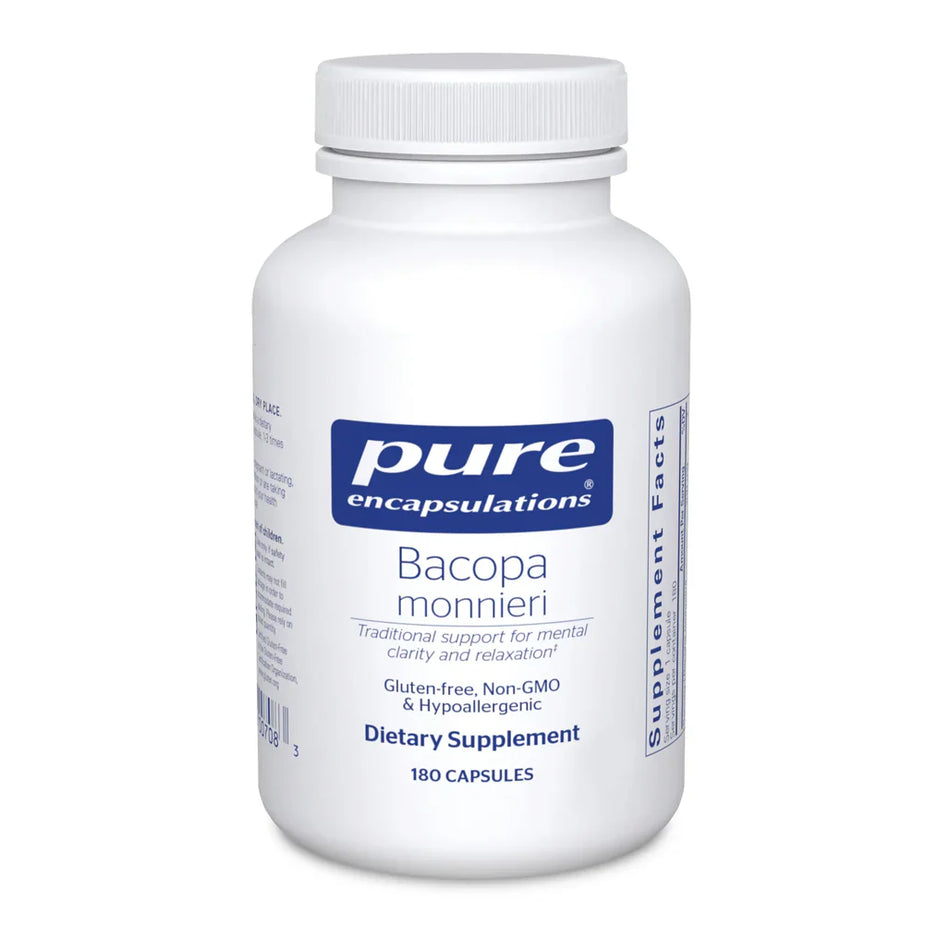 Pure Encapsulations Bacopa Monnieri 200 mg capsules