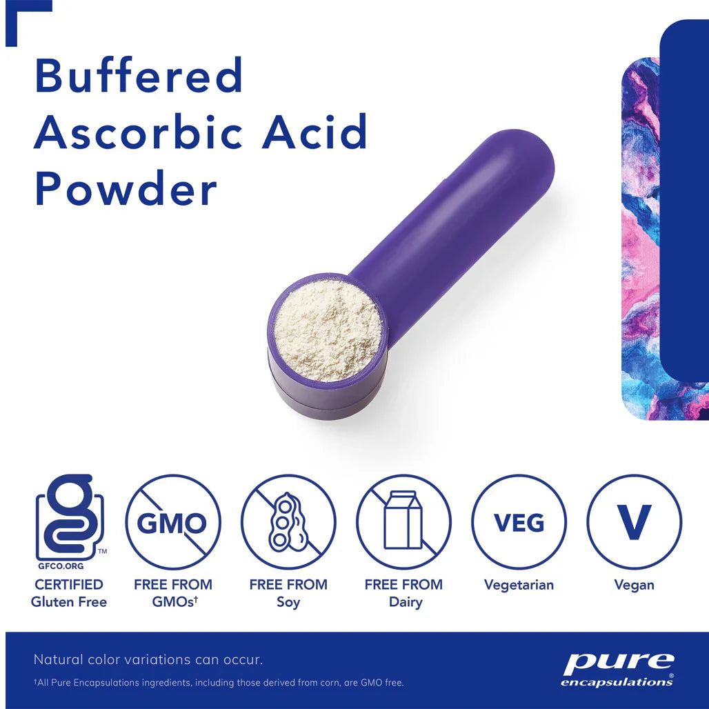 Buffered Ascorbic Acid Powder for immune support and antioxidant protection