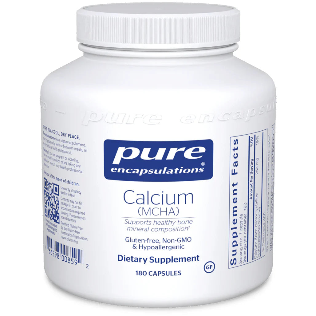Pure Encapsulations Calcium (MCHA) 250 mg capsules