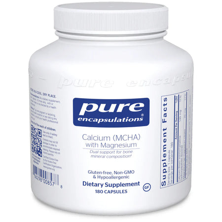 Pure Encapsulations Calcium (MCHA) With Magnesium capsules