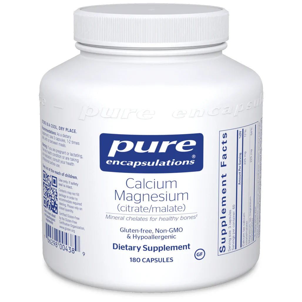 Pure Encapsulations Calcium Magnesium Citrate/Malate capsules