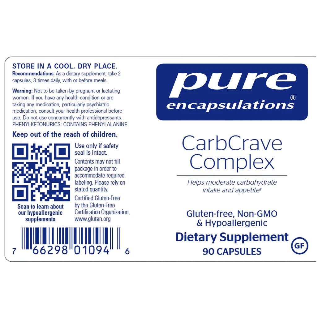 CarbCrave Complex for managing carbohydrate cravings