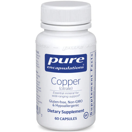 Pure Encapsulations Copper (Citrate) 2 mg capsules