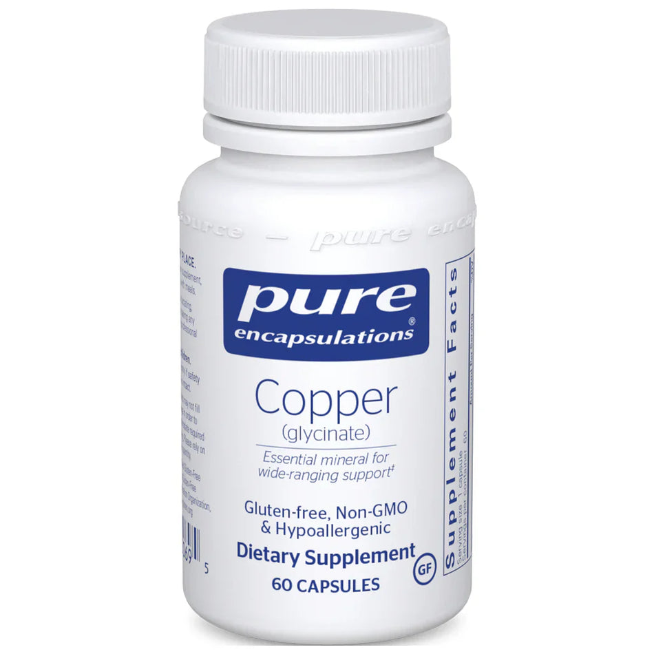 Pure Encapsulations Copper (Glycinate) 2 mg capsules