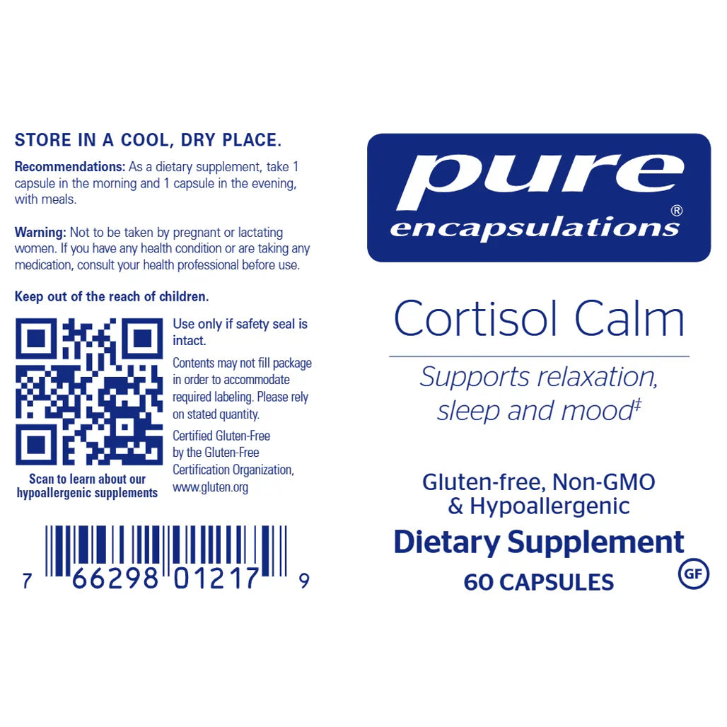 Pure Encapsulations Cortisol Calm for mood support