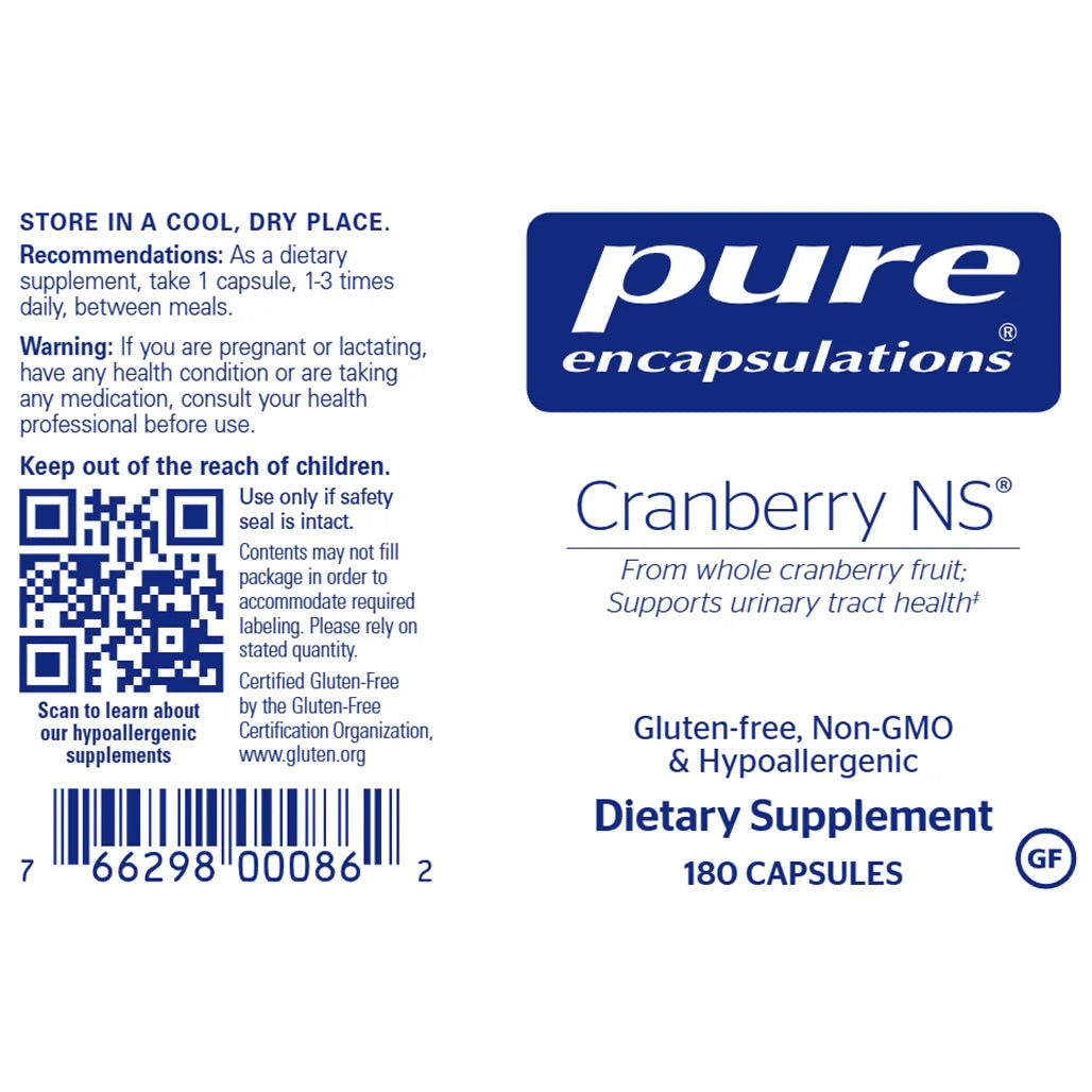 Cranberry NS 500 mg for urinary tract support