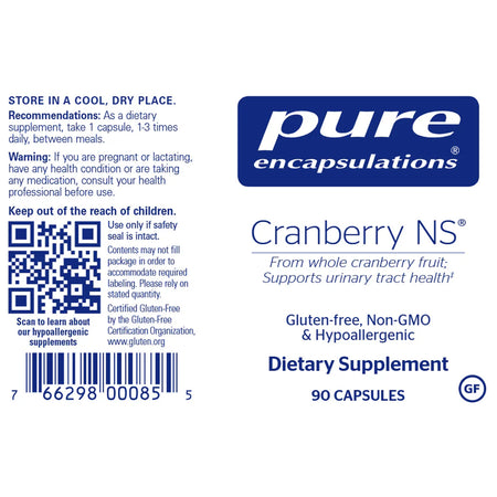Pure Encapsulations Cranberry NS 500 mg 