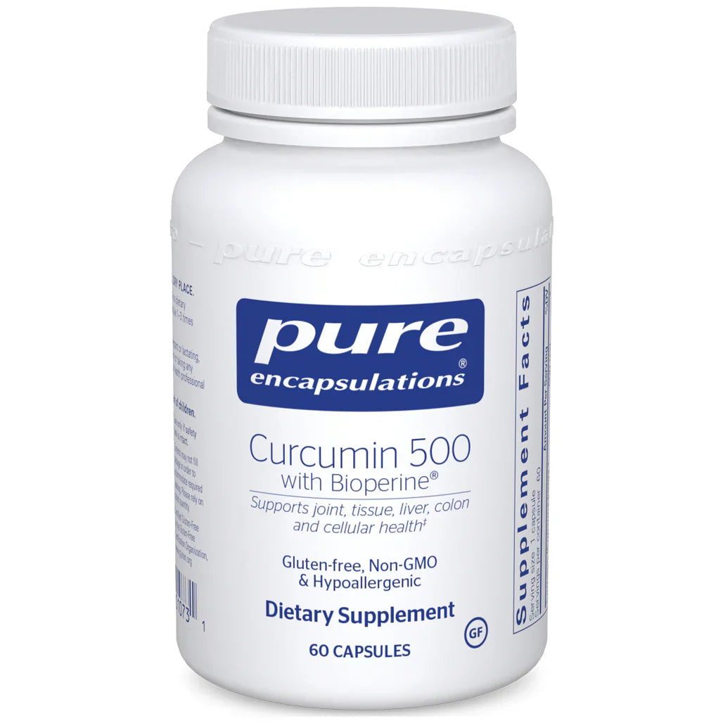 Pure Encapsulations Curcumin 500 with Bioperine 60 capsules