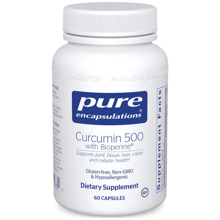 Pure Encapsulations Curcumin 500 with Bioperine 60 capsules