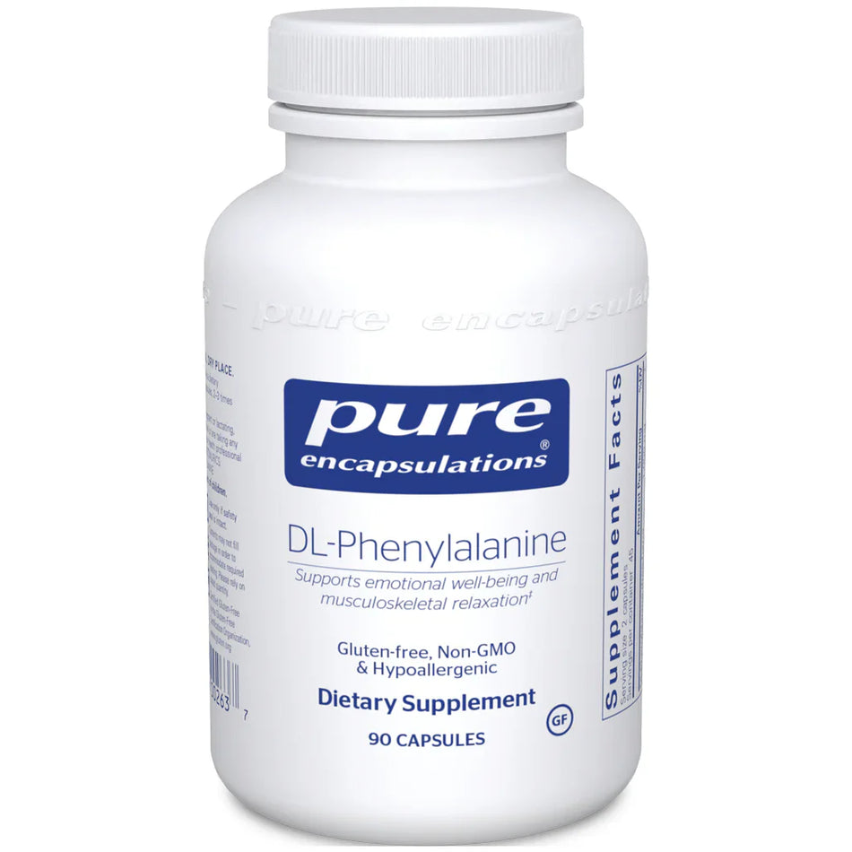 DL-Phenylalanine 500 mg by Pure Encapsulations - 90 Capsules