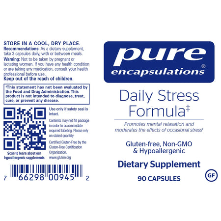 Pure Encapsulations Daily Stress Formula