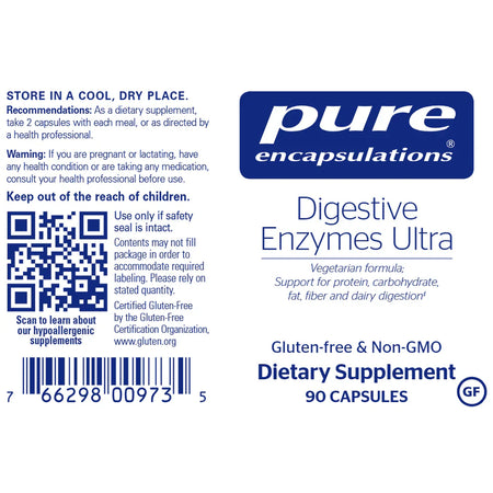 Digestive Enzymes Ultra for comprehensive digestive health