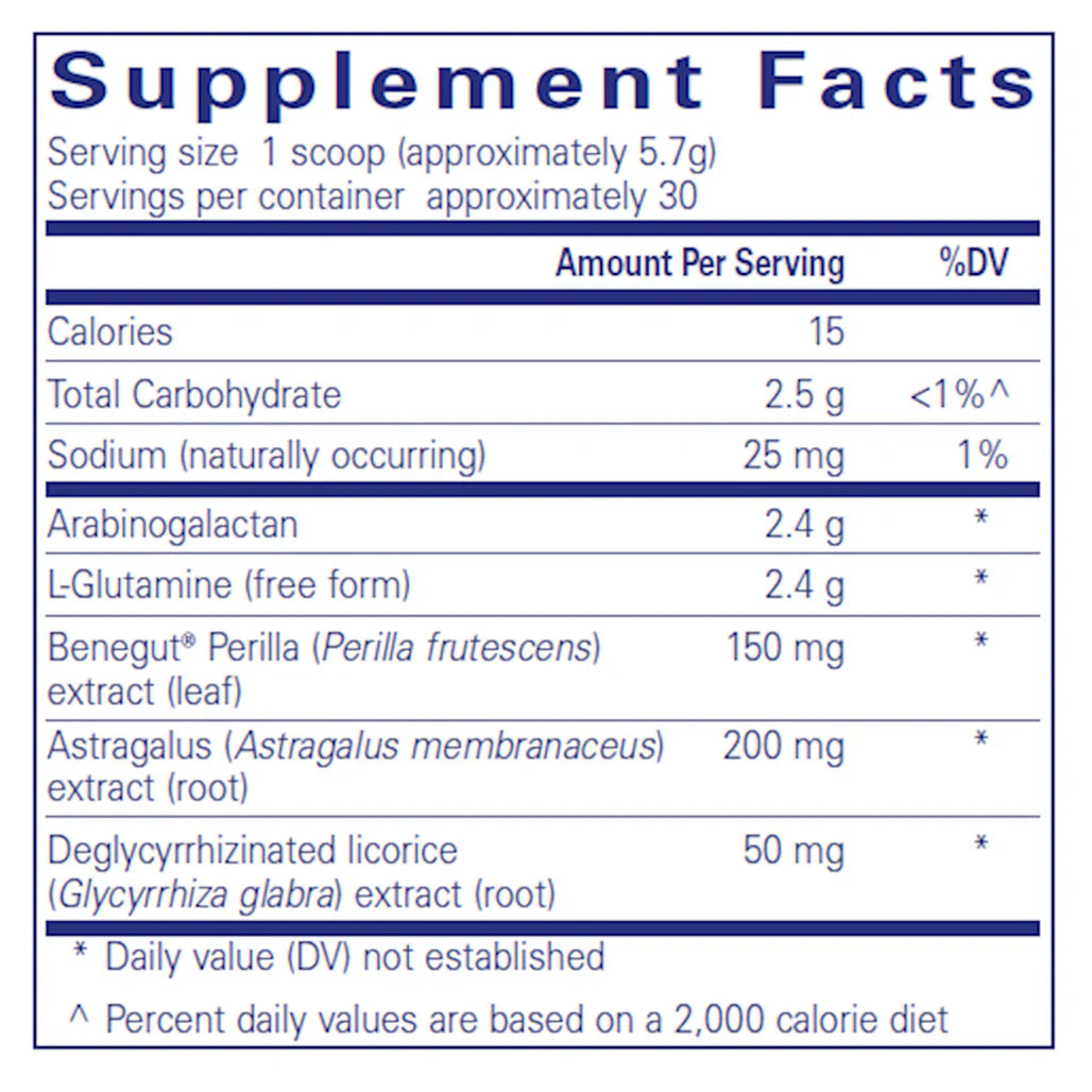 Ingredients of EpiIntegrity Powder Dietary Supplement