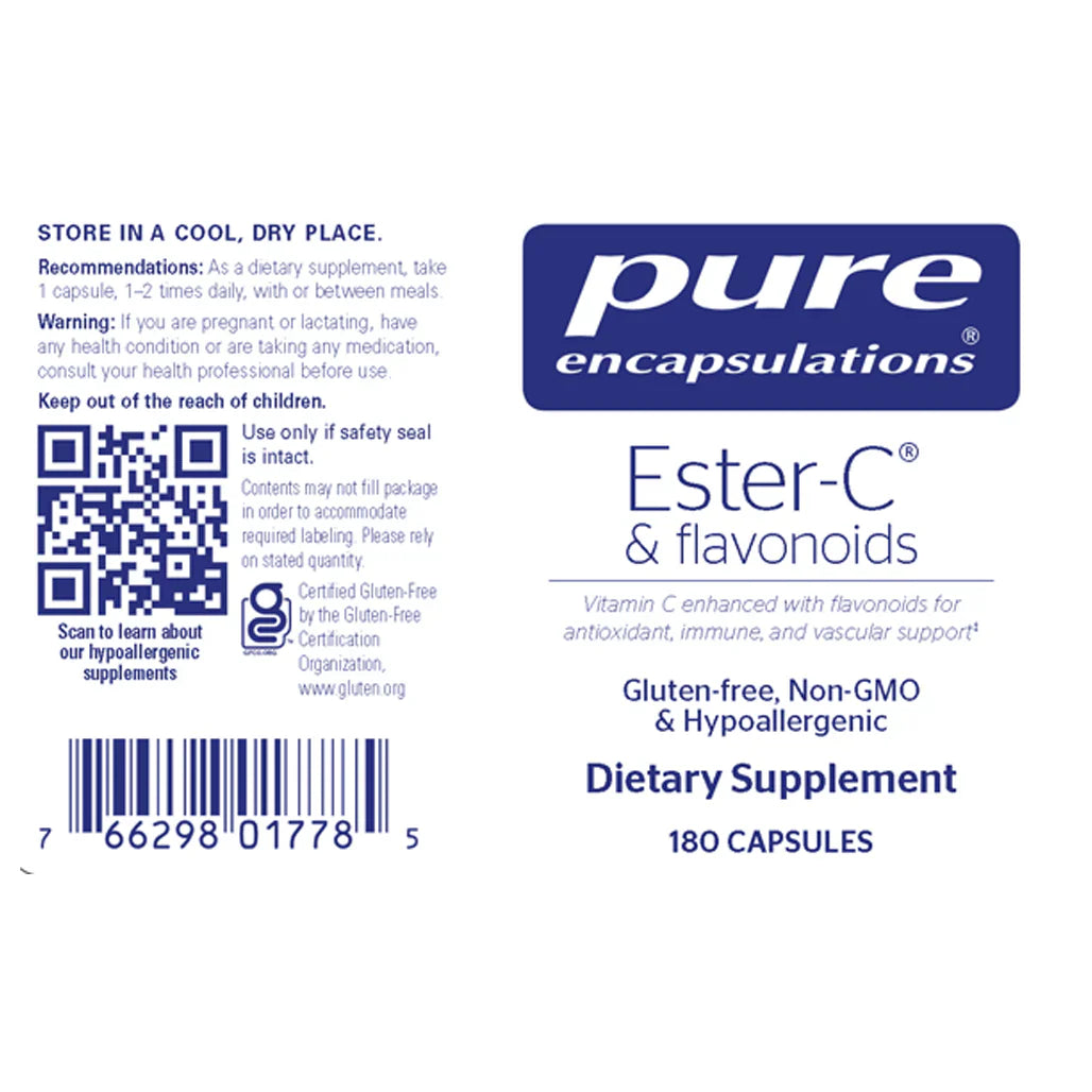 Ester-C & Flavonoids for enhanced vitamin C absorption and antioxidant support