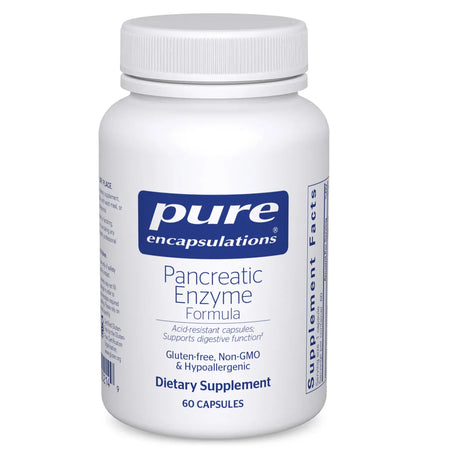 Pure Encapsulations Pancreatic Enzyme Formula 60 Capsules