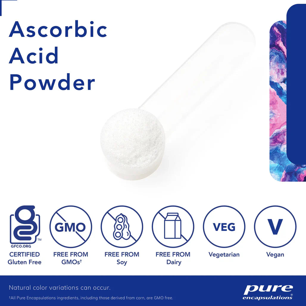 Pure Encapsulations Pure Ascorbic Acid powder supplements 