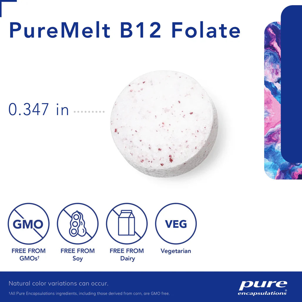 Pure Encapsulations PureMelt B12 Folate supplement