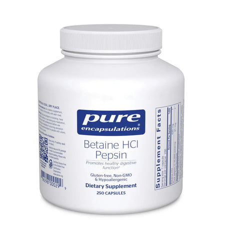 Pure Encapsulations Betaine HCL Pepsin capsules