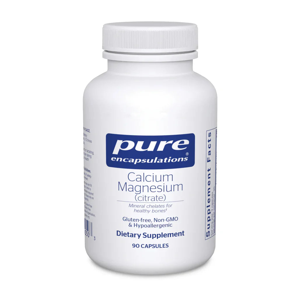 Pure Encapsulations Calcium Magnesium Citrate 90 capsules