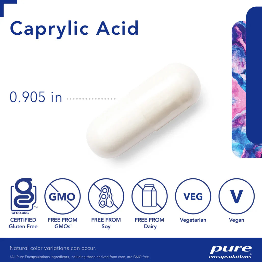 Caprylic Acid for digestive health and microbial balance