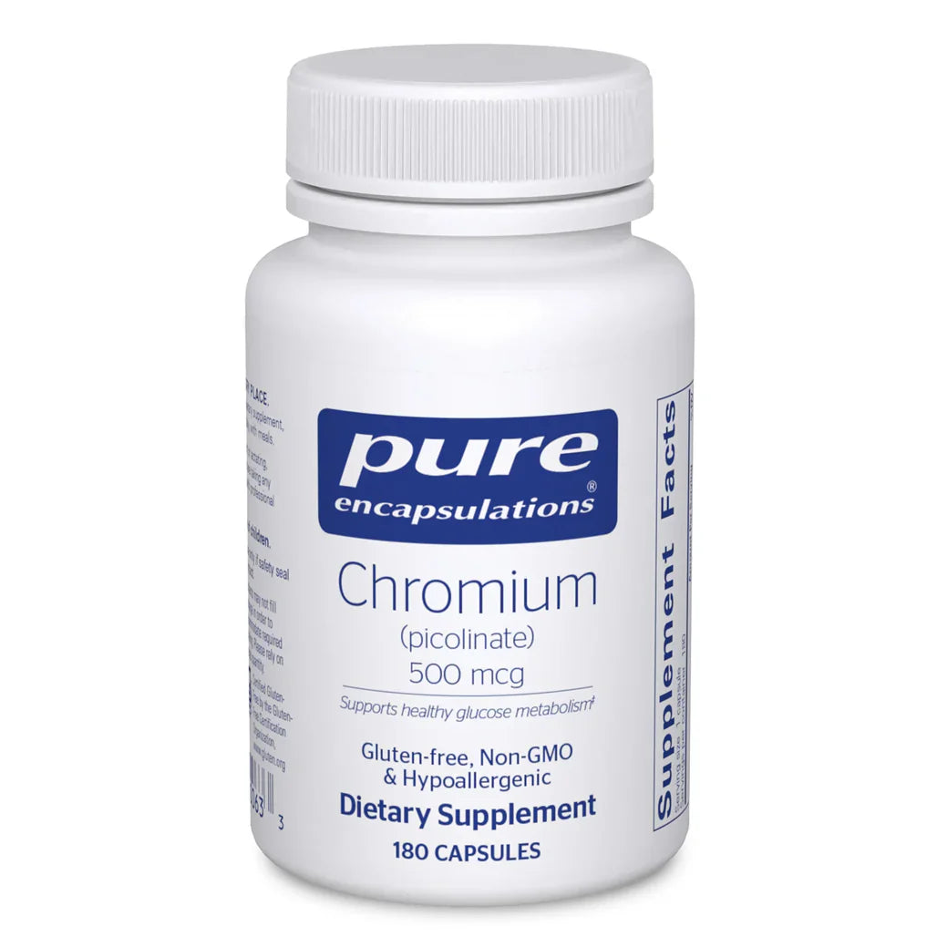 Pure Encapsulations Chromium (Picolinate) 500 mcg 180 capsules