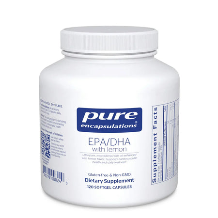 Pure Encapsulations EPA/DHA with Lemon softgels