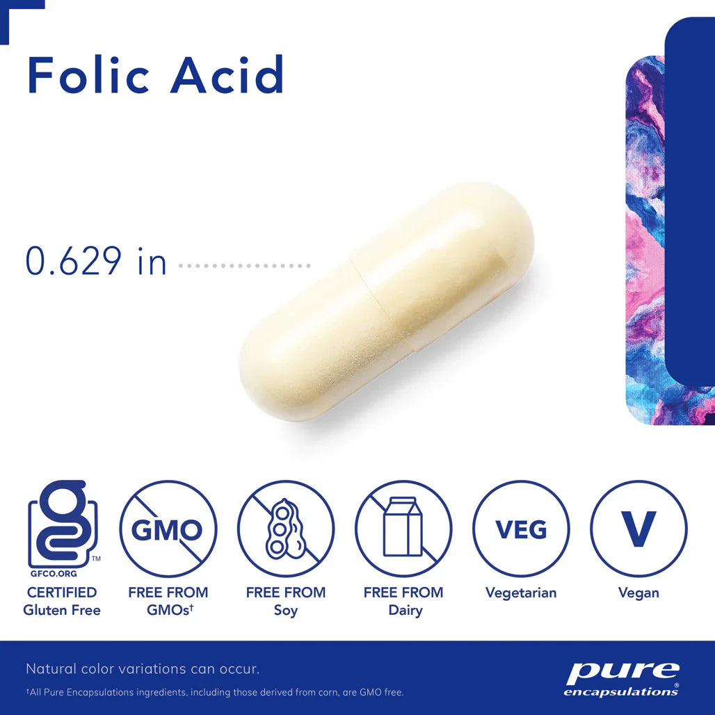 Buy Pure Encapsulations Folic Acid 800 mcg