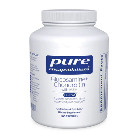 Pure Encapsulations Glucosamine Chondroitin with MSM - 360 Capsules