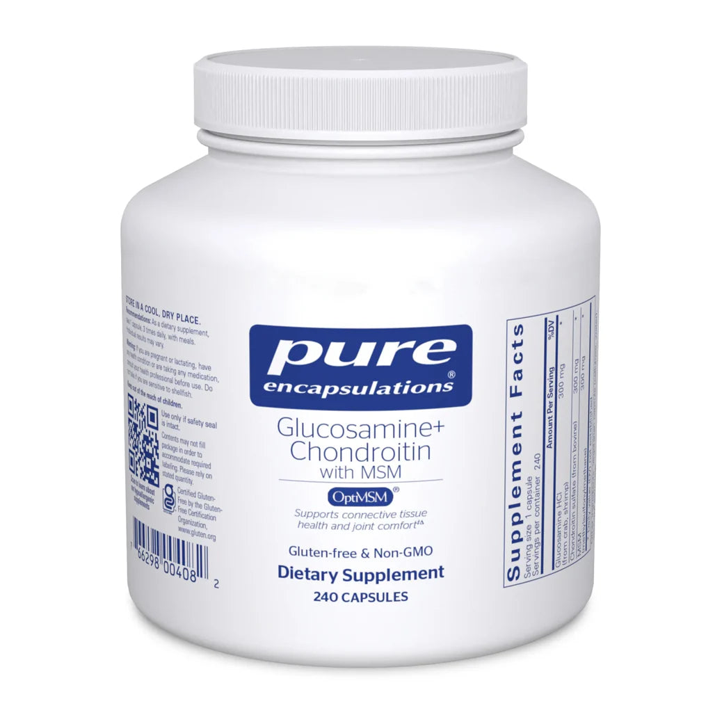 Glucosamine Chondroitin with MSM by Pure Encapsulations 240 Capsules Dietary Supplement