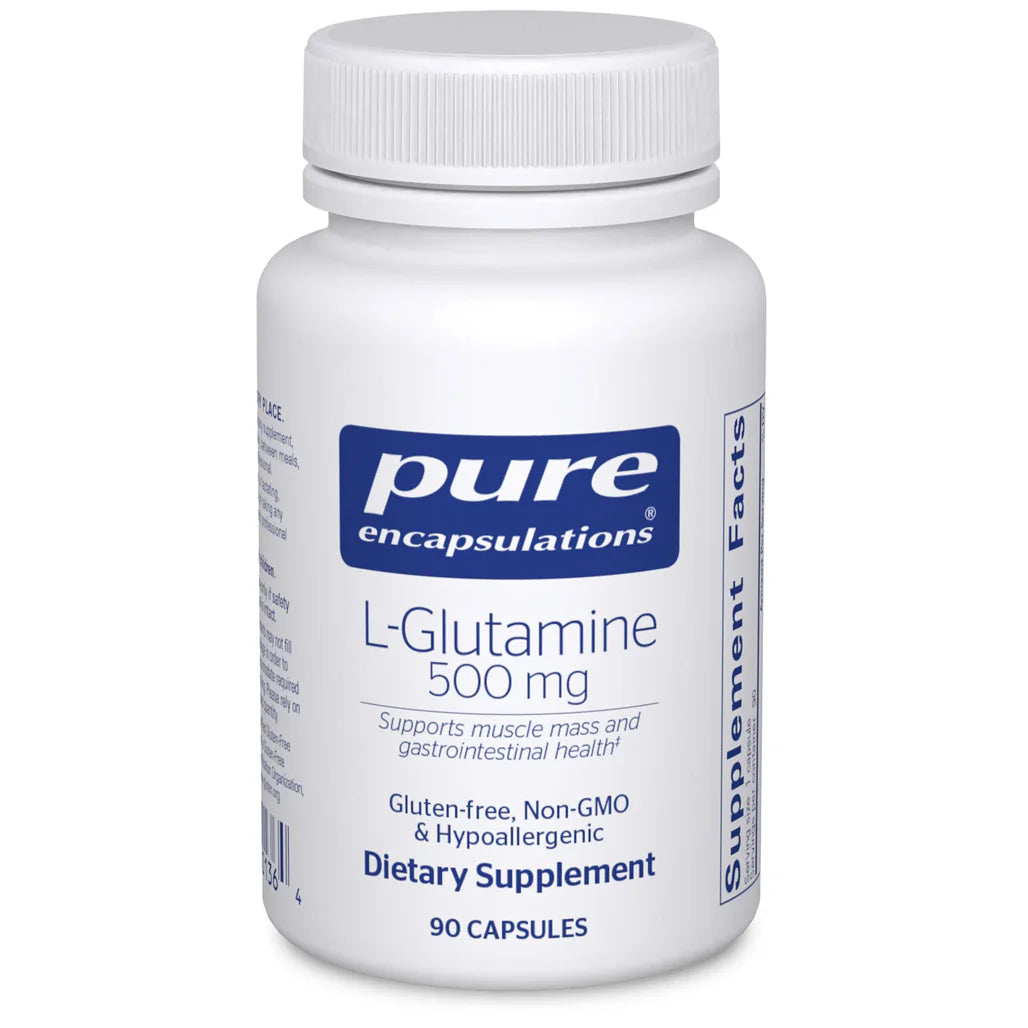Pure Encapsulations L-Glutamine 500mg bottle
