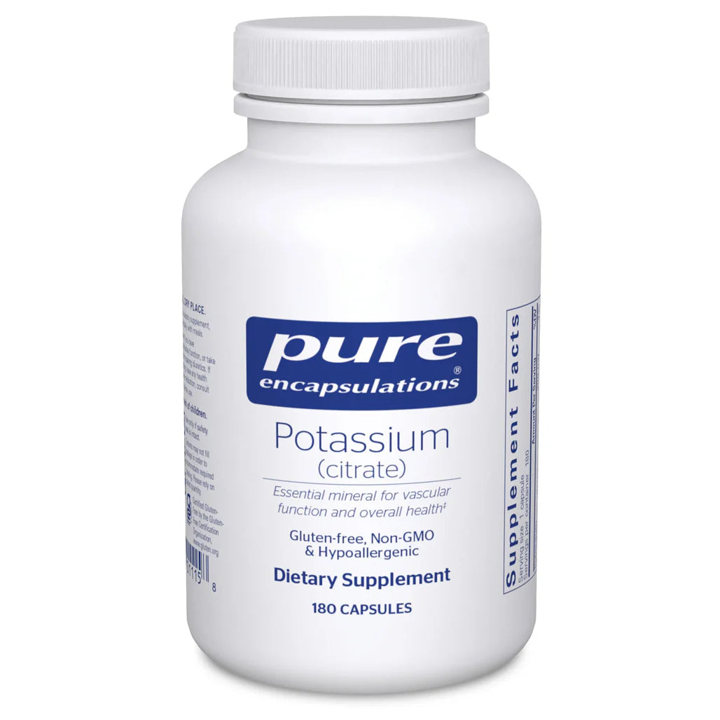 Pure Encapsulations Potassium Citrate 180 Capsules