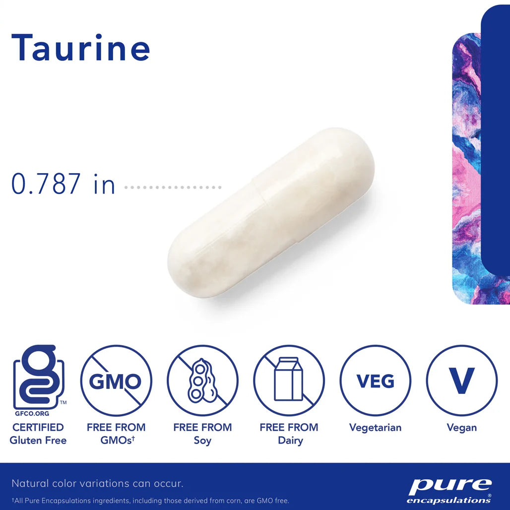 Pure Encapsulations Taurine 500mg supplement