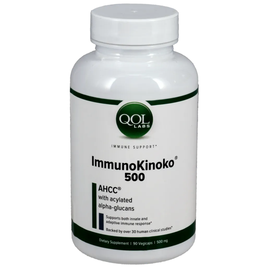 ImmunoKinoko AHCC 500 mg 90 vcaps QOL Labs