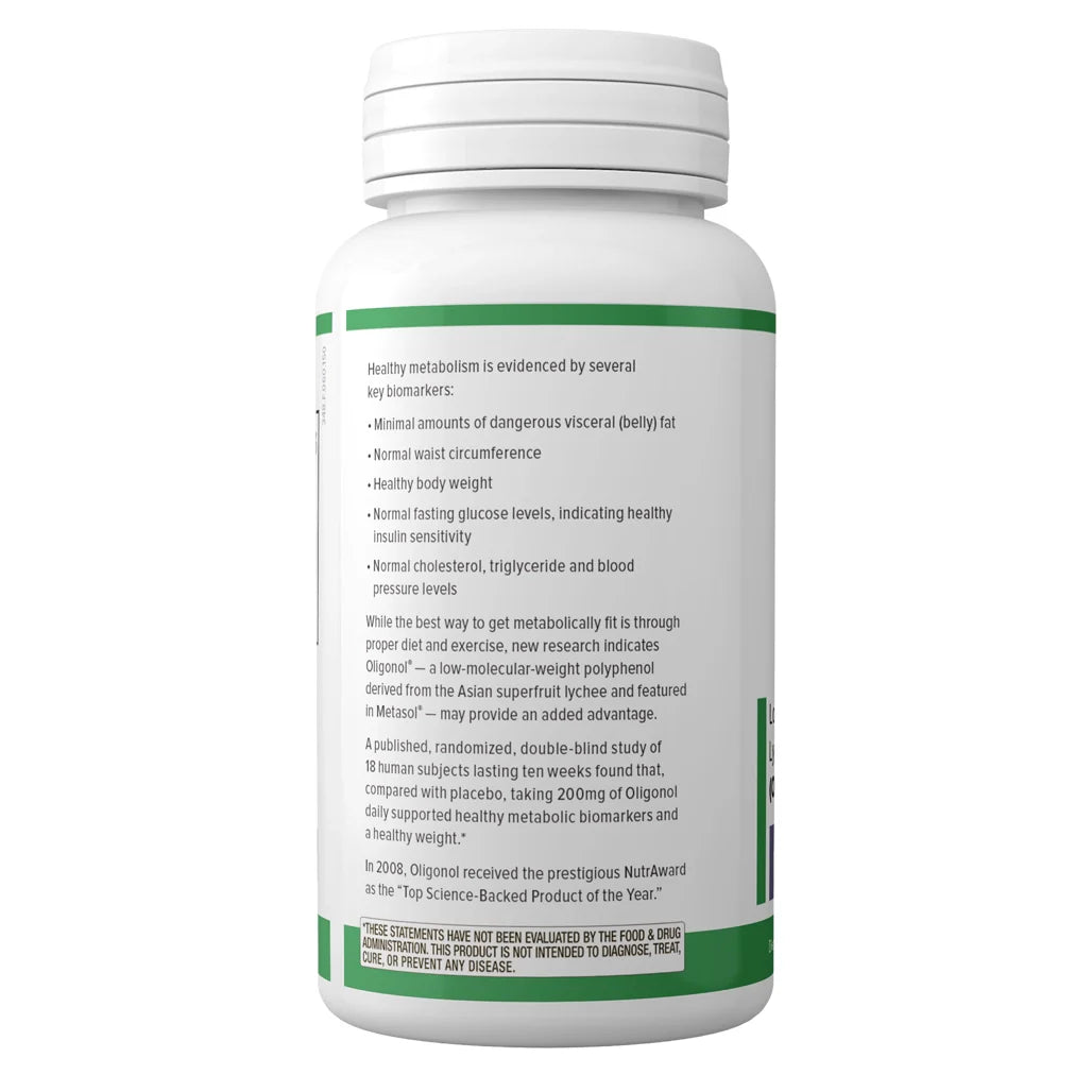 Metasol 100 mg 60 Vegicaps QOL Labs