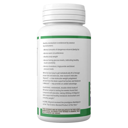 Metasol 100 mg 60 Vegicaps QOL Labs