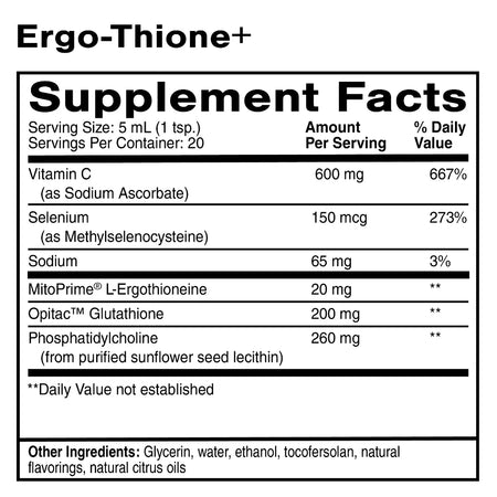 Quicksilver Ergo-Thione+ Catalyzed Free Radical Quencher 