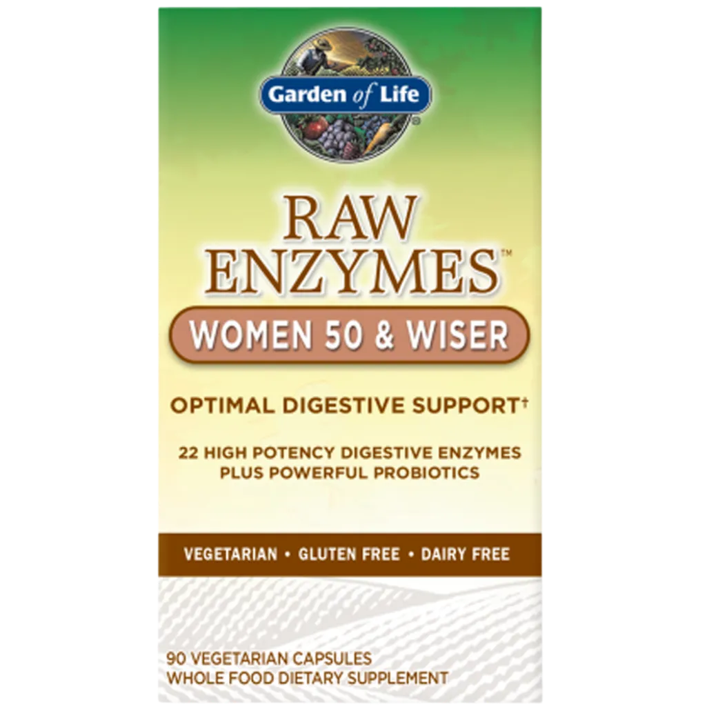 RAW Enzymes Women 50 & Wiser Garden of life
