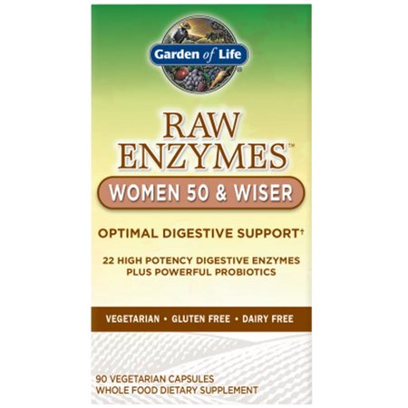 RAW Enzymes Women 50 & Wiser Garden of life
