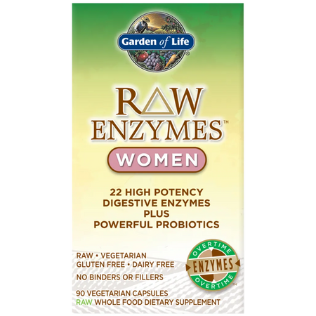 RAW Enzymes Women 90 vcaps Garden of life