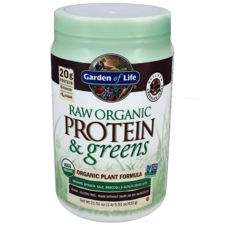 Raw Organic Protein and Greens Chocolate Powder