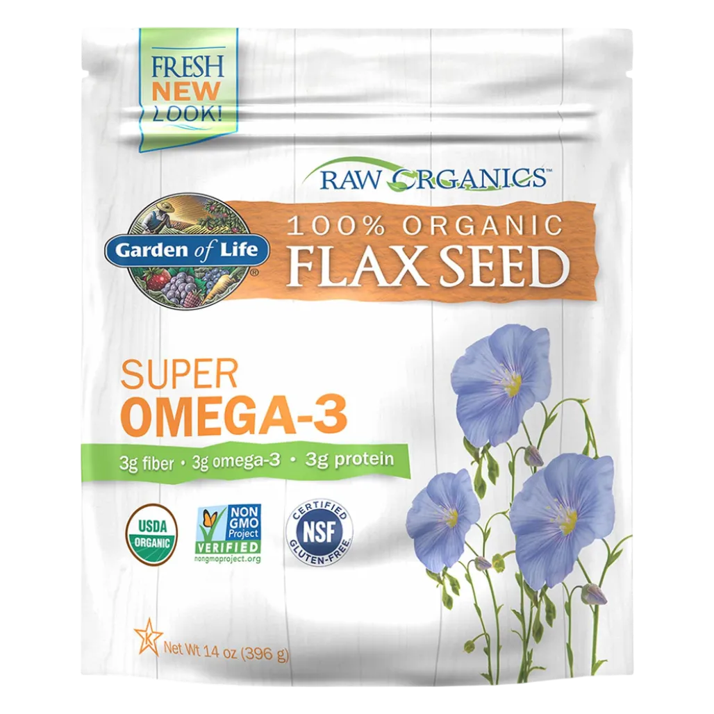Raw Organic Flax Seed Omega-3 14 oz Garden of life