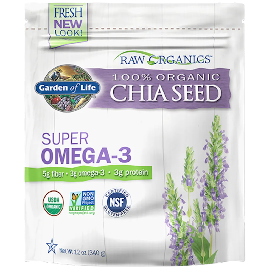 Raw Organics - Organic Chia Seeds Garden of life