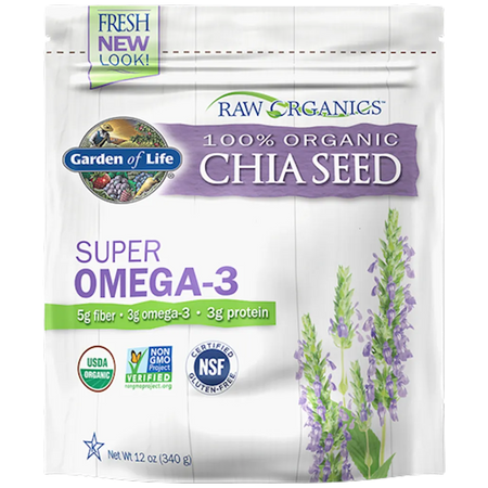Raw Organics - Organic Chia Seeds Garden of life