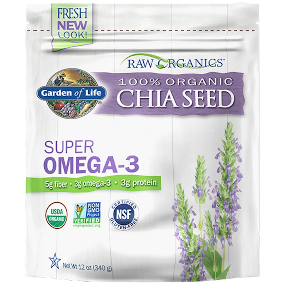 Raw Organics - Organic Chia Seeds Garden of life